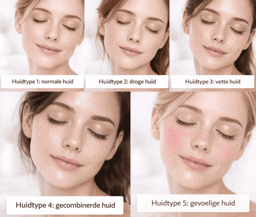 soorten huidtypes